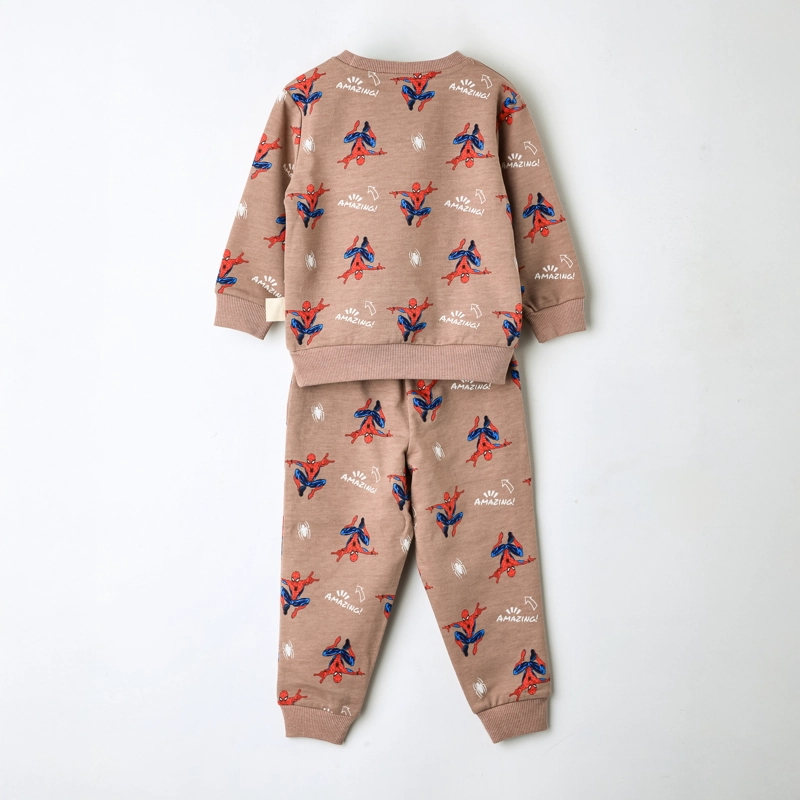 CONJUNTO BUZO NIÑO SPIDERMAN MARVEL FULL PRINT CAFE - 3
