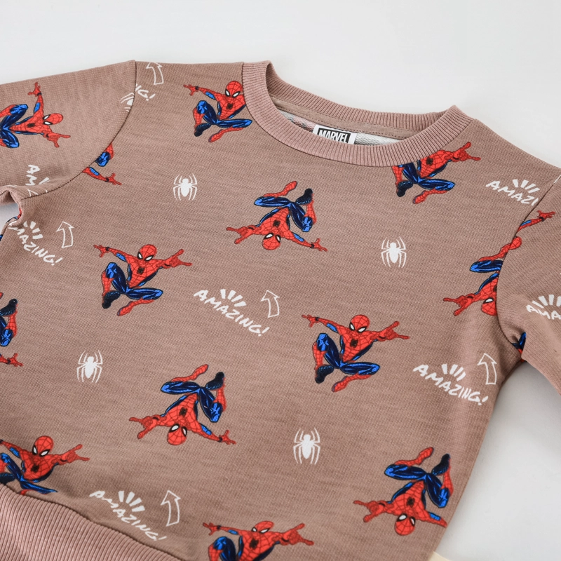 CONJUNTO BUZO NIÑO SPIDERMAN MARVEL FULL PRINT ROSADO - 4
