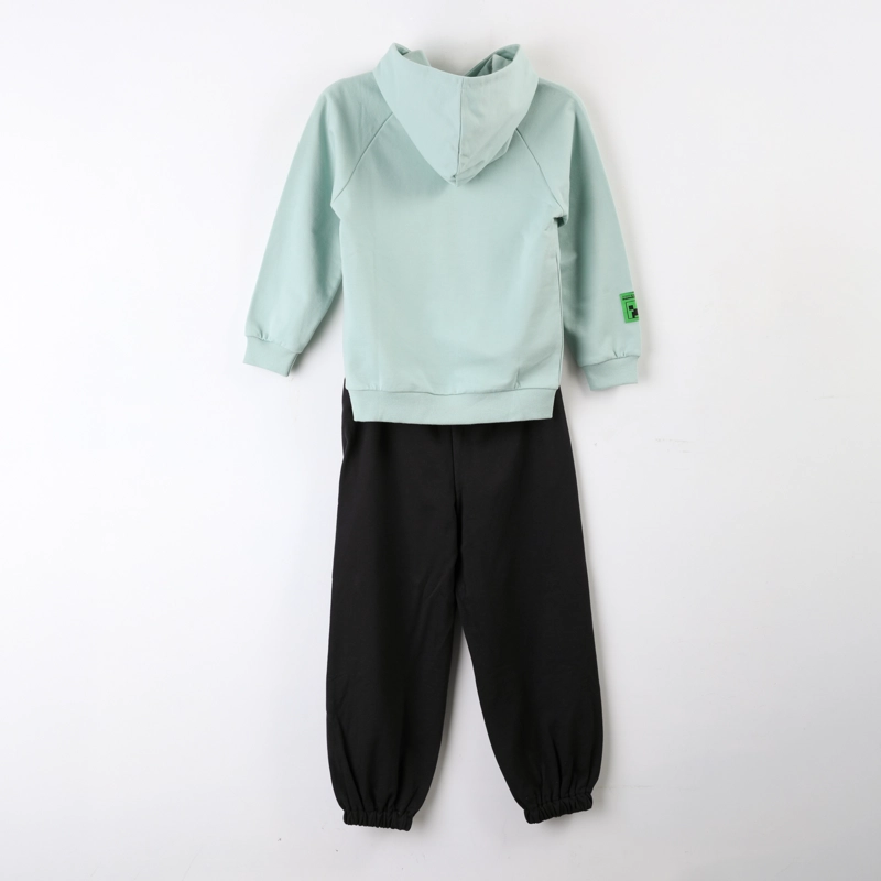 CONJUNTO BUZO NIÑO MINECRAFT SPORTS CLUB VERDE - 2
