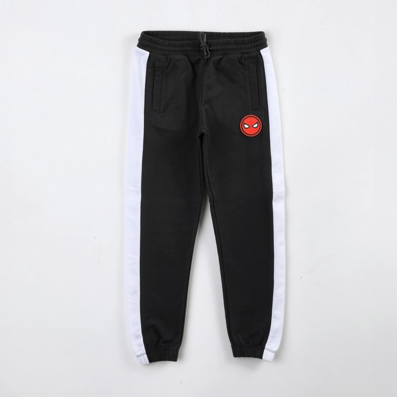 PANTALON DE BUZO NIÑO SPIDERMAN MARVEL CARA NEGRO - 1
