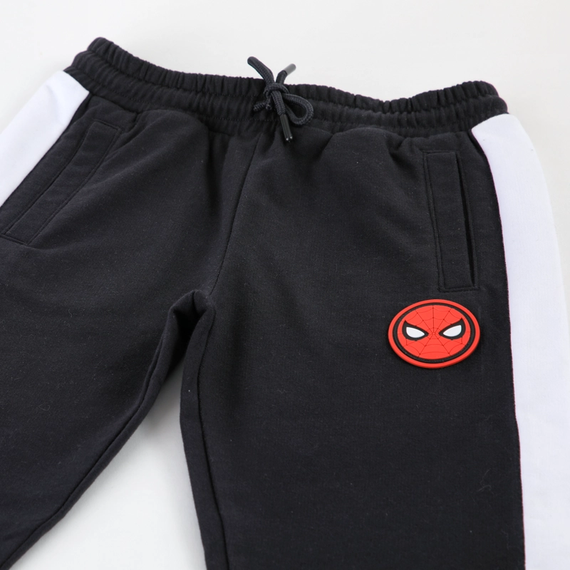 PANTALON DE BUZO NIÑO SPIDERMAN MARVEL CARA NEGRO - 3