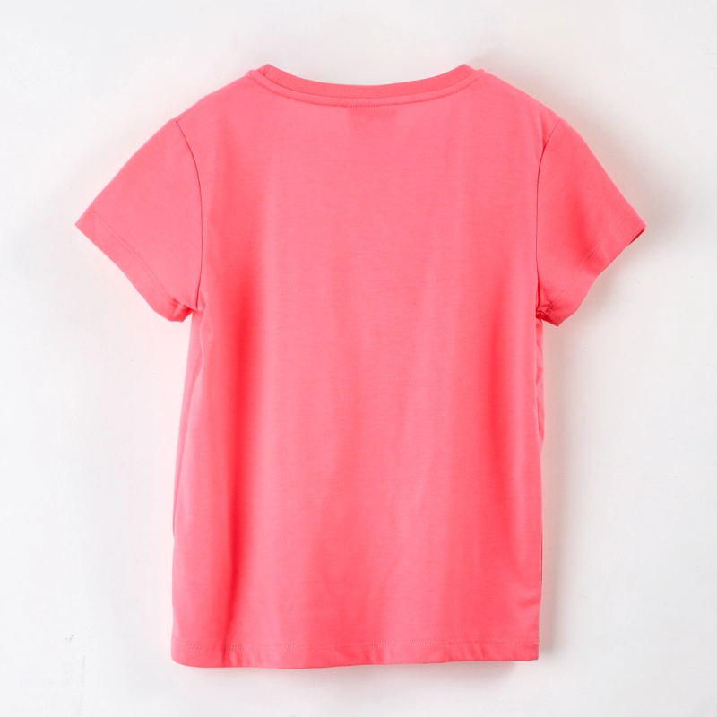 POLERA MANGA CORTA NIÑA HELLO KITTY FOIL ROSADO - 2