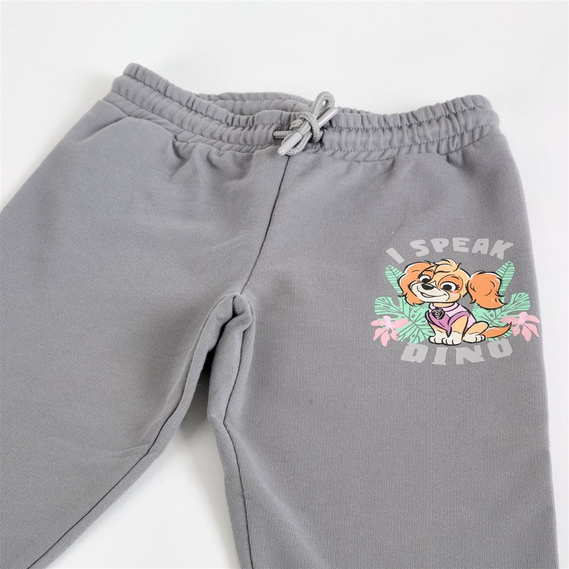 PANTALON DE BUZO NIÑA PAW PATROL SKYE GRIS - 3