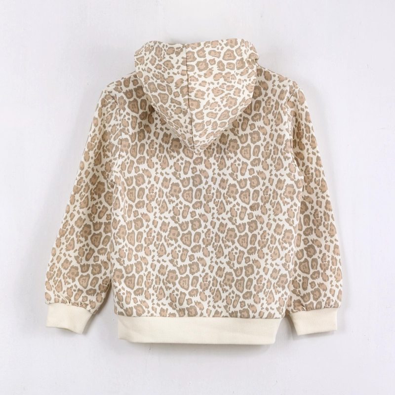 POLERON ABIERTO NIÑA MINNIE DISNEY ANIMAL PRINT BEIGE - 2