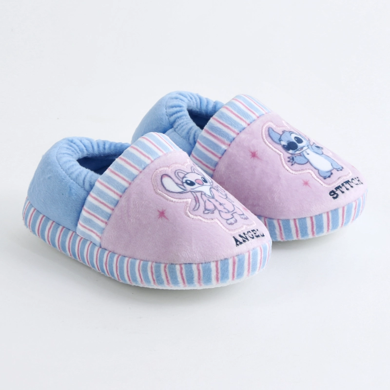 PANTUFLA NIÑA LISTADO ANGEL LILO & STITCH CELESTE DISNEY - 2