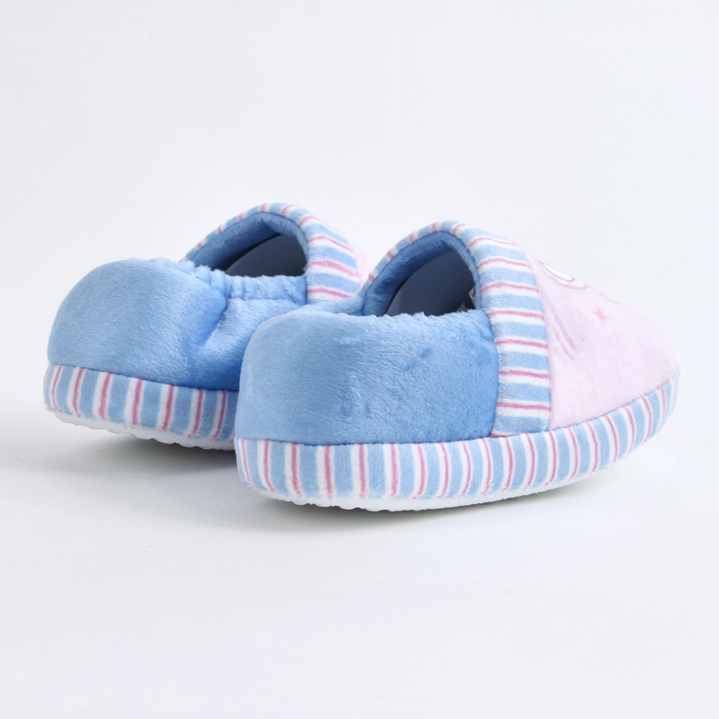PANTUFLA NIÑA LISTADO ANGEL LILO & STITCH CELESTE DISNEY - 3