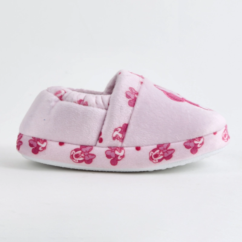 PANTUFLA NIÑA MINNIE ROSADO DISNEY - 1