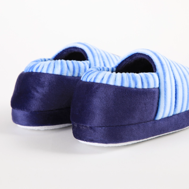 PANTUFLA NIÑO LISTADO CELESTE BLUEY - 3