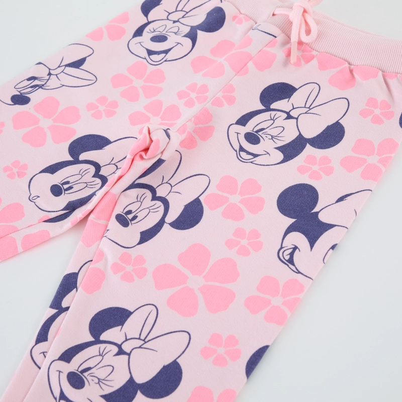 CONJUNTO BUZO NIÑA MINNIE DISNEY FULL PRINT FLORES ROSADO - 4