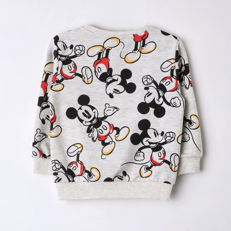 POLERON CERRADO NIÑO MICKEY DISNEY FULL PRINT GRIS - 2