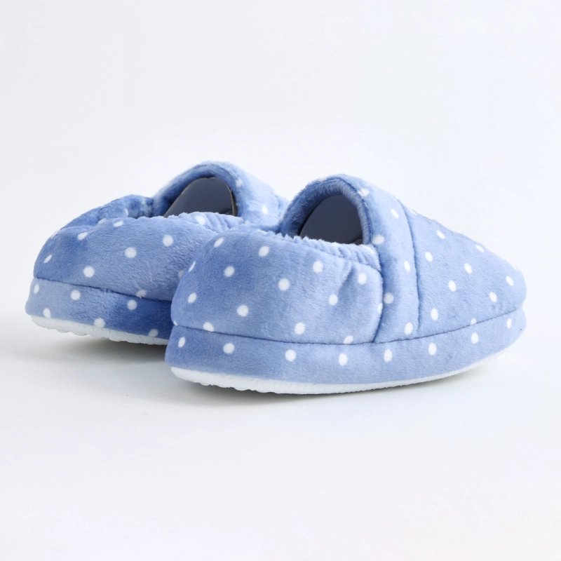 PANTUFLA NIÑA MINNIE DISNEY LUNARES AZUL - 3
