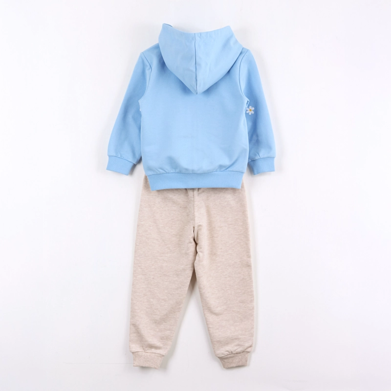CONJUNTO BUZO NIÑA BLUEY MARGARITAS CELESTE - 2