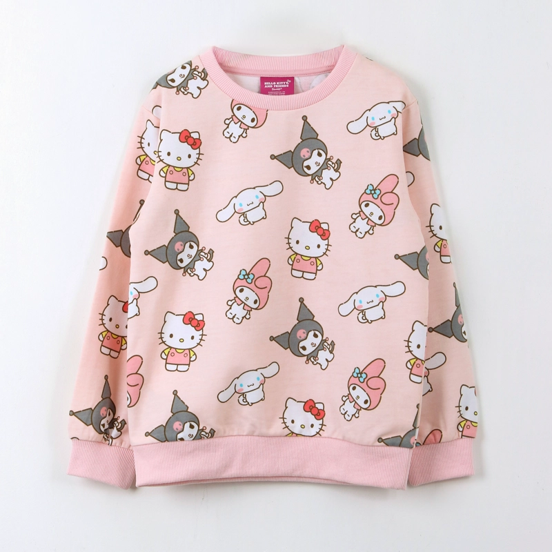 POLERON CERRADO NIÑA HELLO KITTY ROSADO - 2