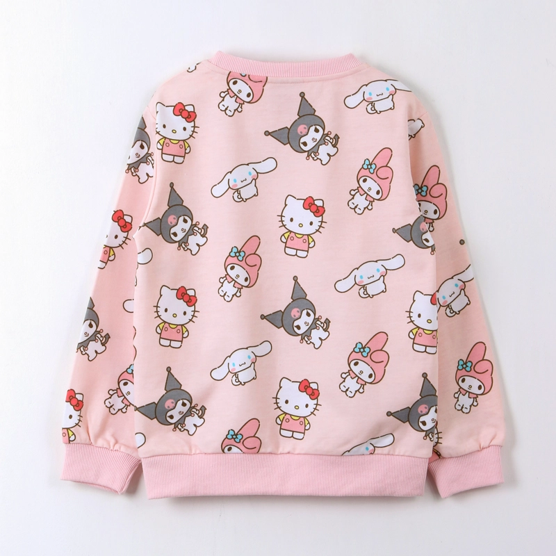 POLERON CERRADO NIÑA HELLO KITTY ROSADO - 3