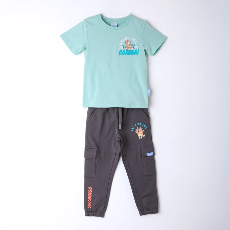 CONJUNTO NIÑO BINGO & BLUEY FRENTE VERDE - 2