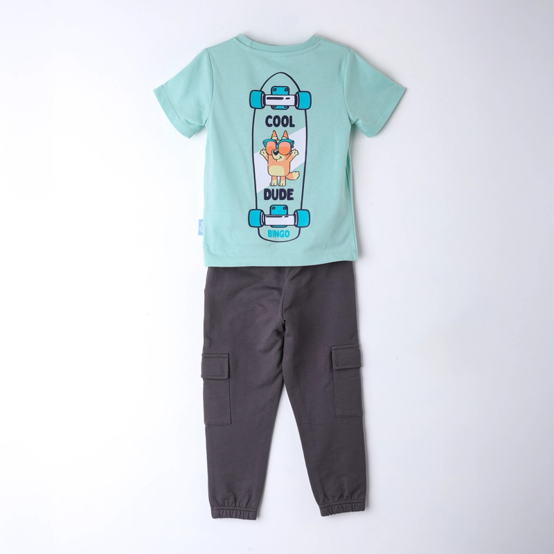 CONJUNTO NIÑO BINGO & BLUEY FRENTE VERDE - 3