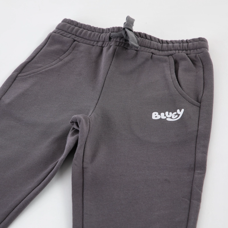 PANTALON DE BUZO NIÑA BLUEY PERSONAJES GRIS - 3