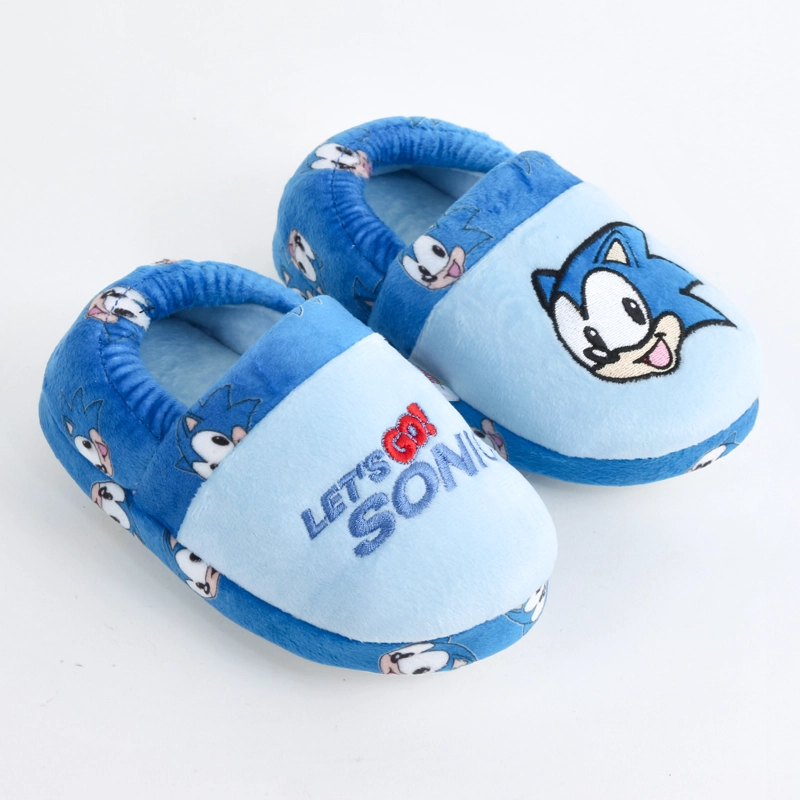 PANTUFLA NIÑO SONIC LETS GO CELESTE - 2
