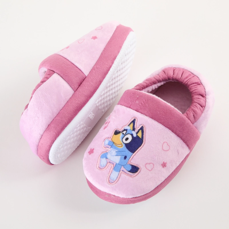 PANTUFLA NIÑA BLUEY MUSICAL ROSADO - 4