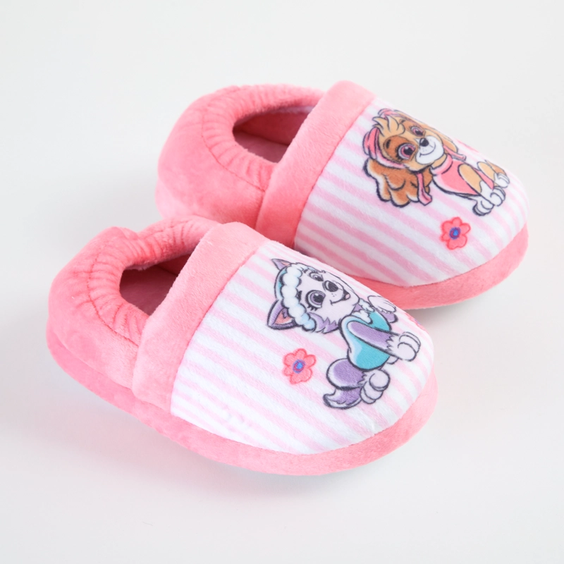 PANTUFLA NIÑA LISTADO ROSADO PAW PATROL - 2