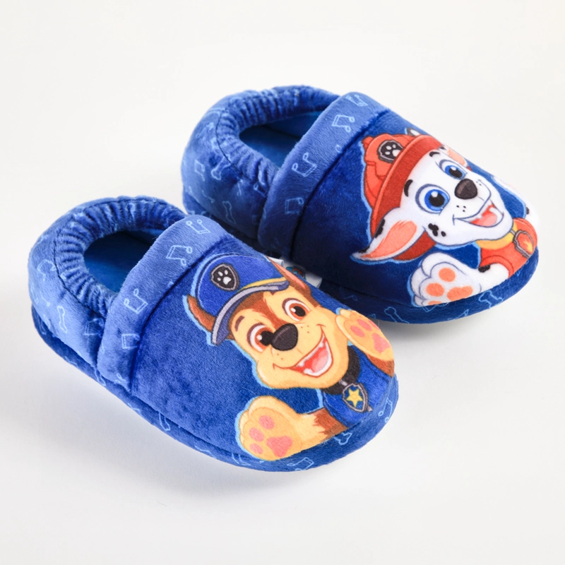 PANTUFLA NIÑO CHASE Y MARSHAL AZUL PAW PATROL - 2