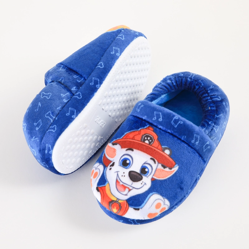 PANTUFLA NIÑO CHASE Y MARSHAL AZUL PAW PATROL - 4