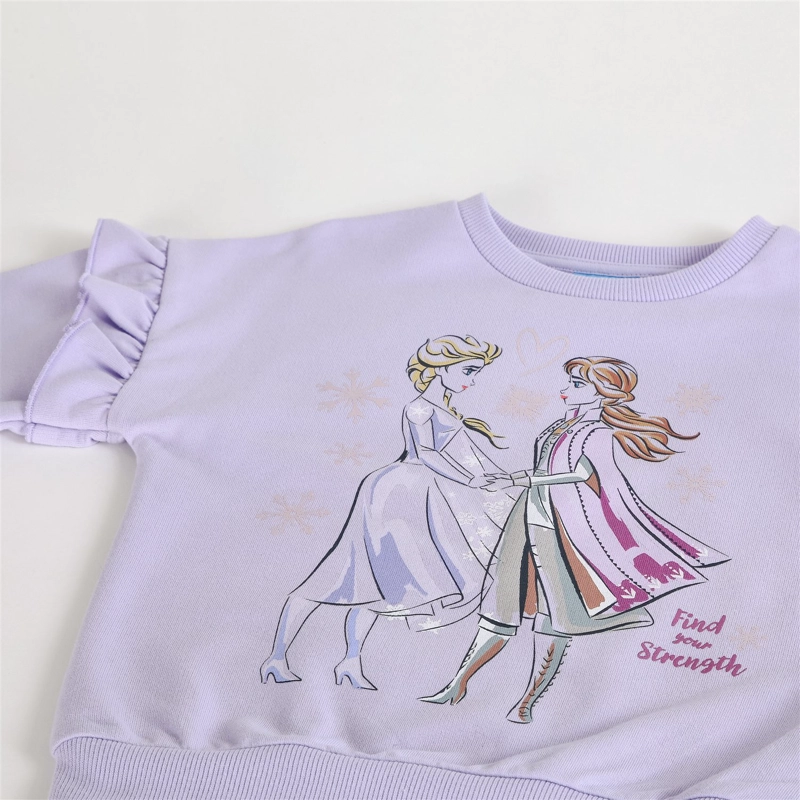 CONJUNTO BUZO NIÑA FROZEN DISNEY VUELOS MORADO - 3