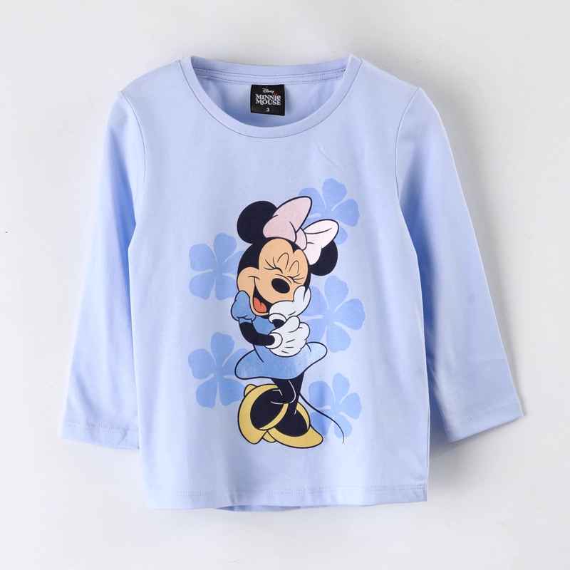 POLERA MANGA LARGA NIÑA MINNIE DISNEY CELESTE - 1