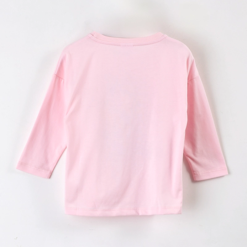 POLERA MANGA LARGA NIÑA BLUEY FRUTILLAS ROSADO - 2