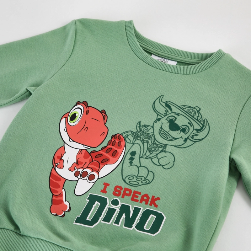 POLERON CERRADO NIÑO PAW PATROL DINO VERDE - 3