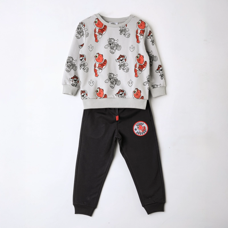 CONJUNTO BUZO NIÑO PAW PATROL FULL PRINT GRIS - 1