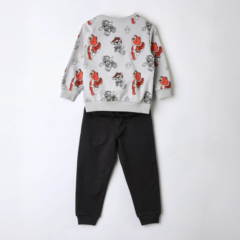 CONJUNTO BUZO NIÑO PAW PATROL FULL PRINT GRIS - 2