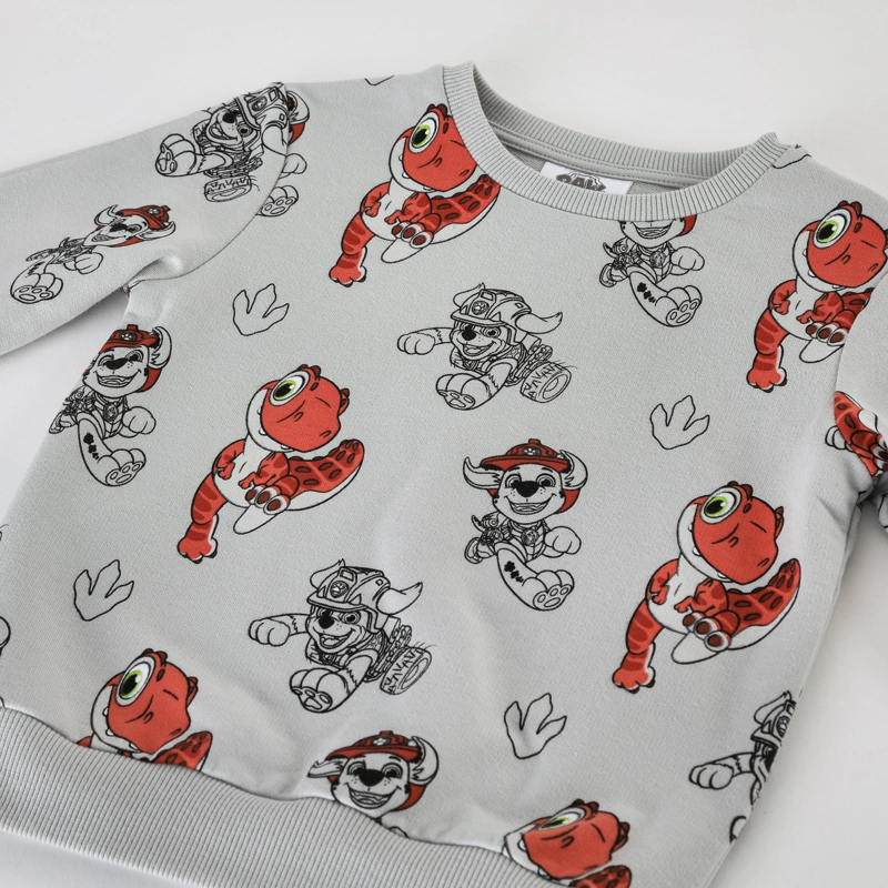 CONJUNTO BUZO NIÑO PAW PATROL FULL PRINT GRIS - 3