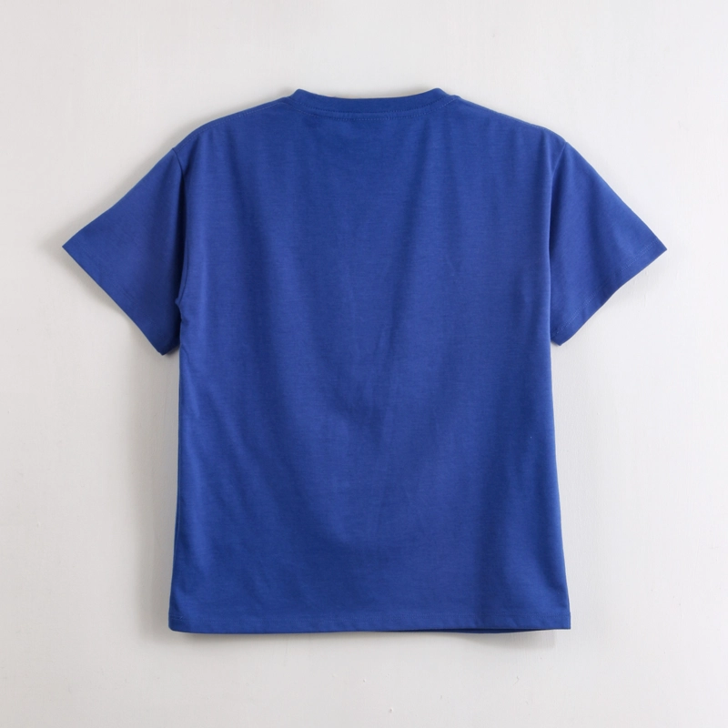 POLERA MANGA CORTA NIÑO SONIC OUTLINE AZUL - 2