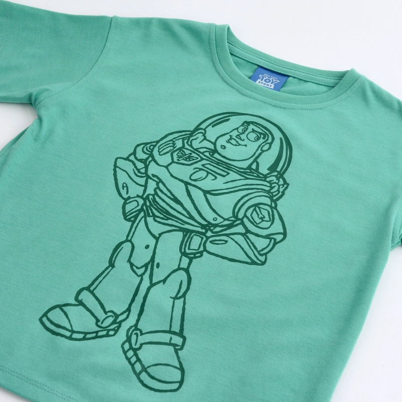 POLERA MANGA CORTA NIÑO BUZZ LIGHTYEAR DISNEY OUTLINE VERDE - 3