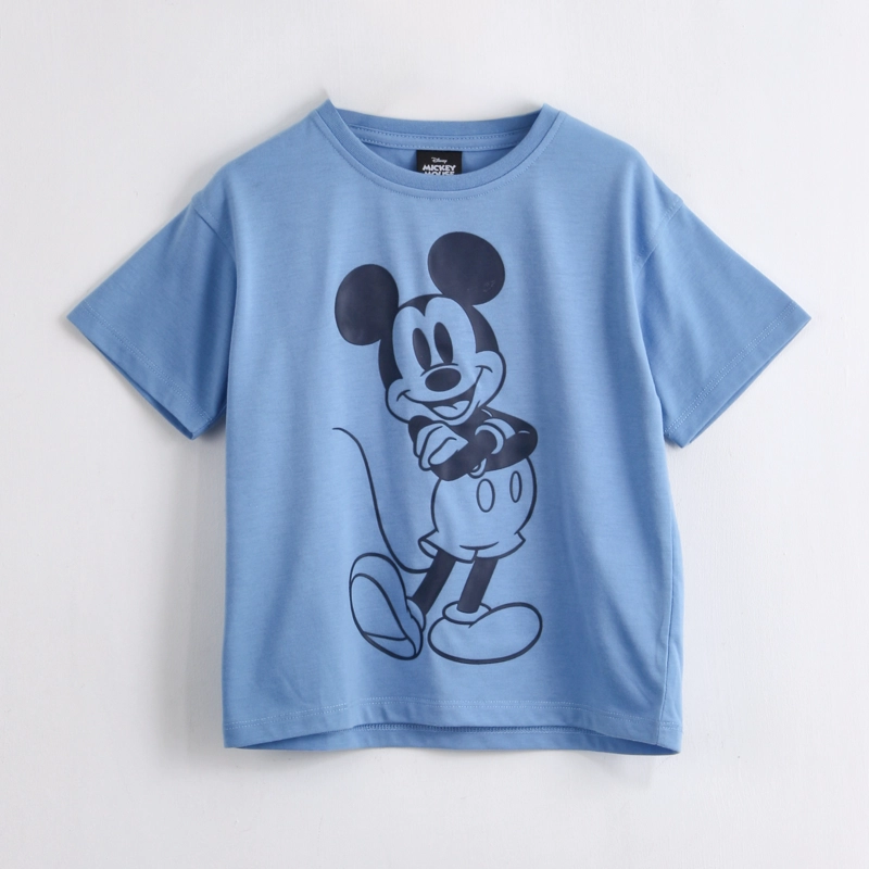 POLERA MANGA CORTA NIÑO MICKEY DISNEY POSE CELESTE - 2