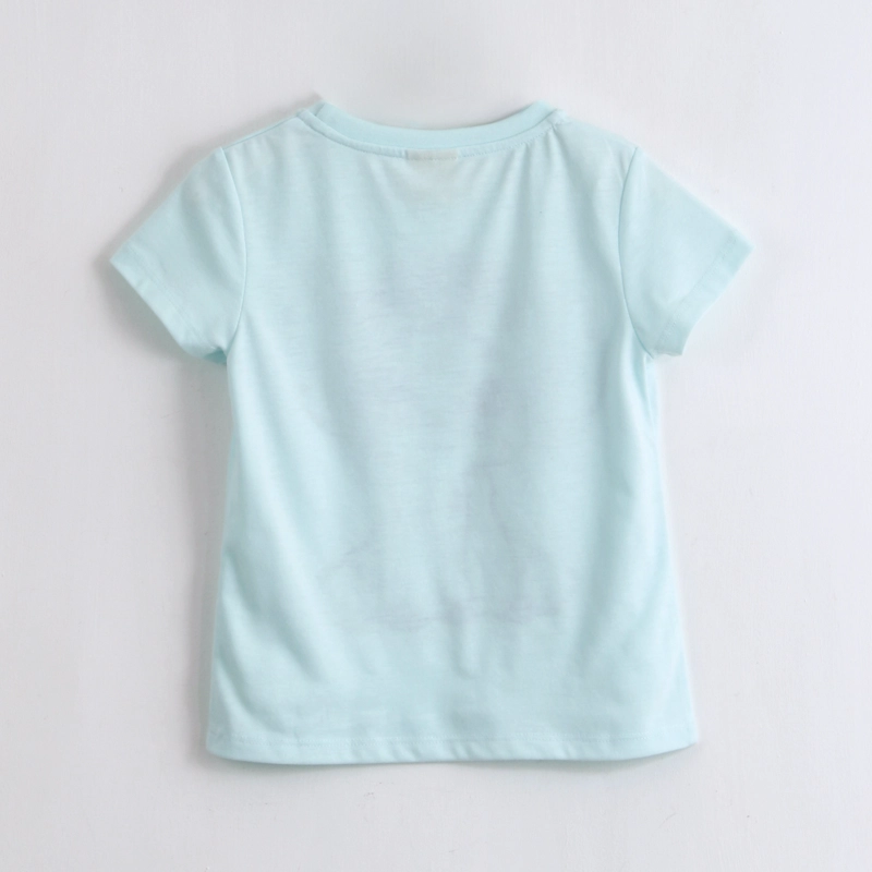 POLERA MANGA CORTA NIÑA STITCH DISNEY CELESTE - 3