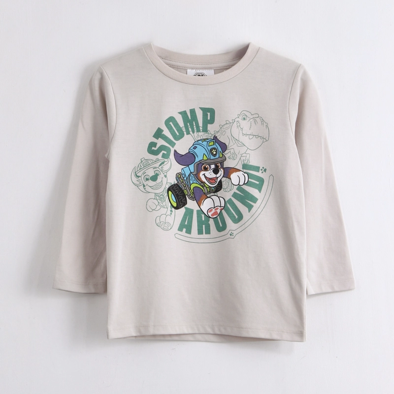 POLERA MANGA LARGA NIÑO PAW PATROL ESTAMPADO BEIGE - 2