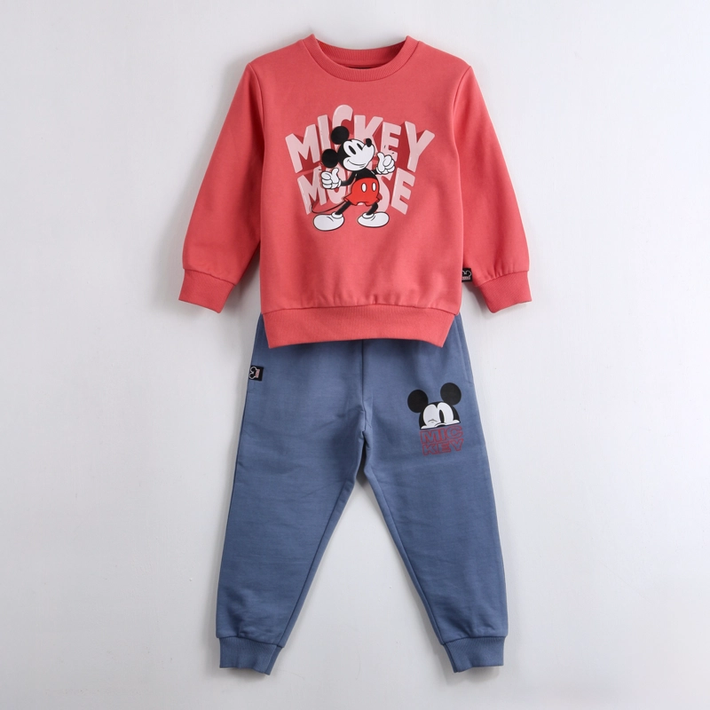 CONJUNTO BUZO NIÑO MICKEY DISNEY ROSADO - 1