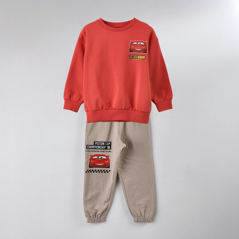 CONJUNTO BUZO NIÑO CARS DISNEY ROJO - 1