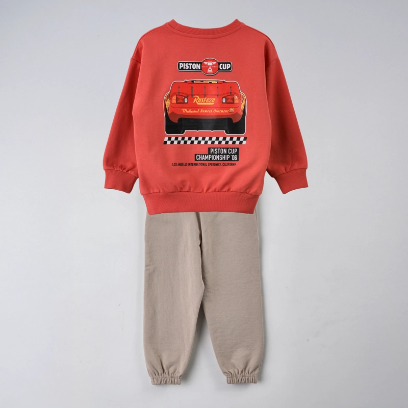 CONJUNTO BUZO NIÑO CARS DISNEY ROJO - 2