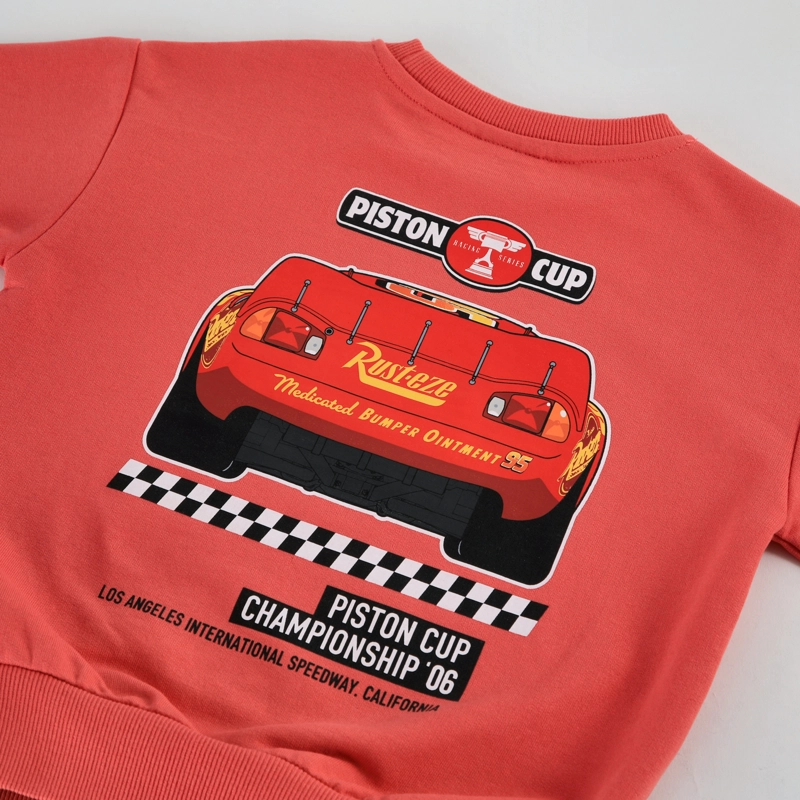 CONJUNTO BUZO NIÑO CARS DISNEY ROJO - 3