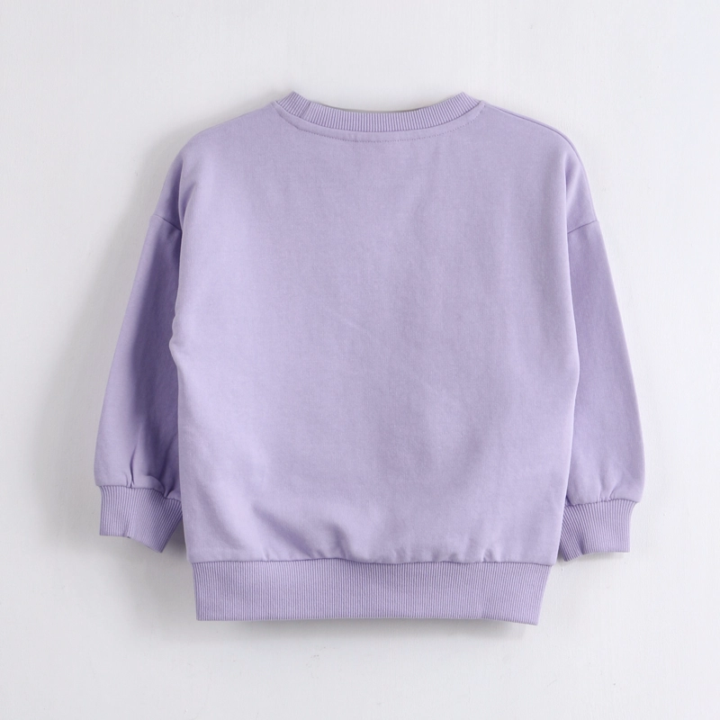 POLERON CERRADO NIÑA STITCH & ANGEL DISNEY MORADO - 2