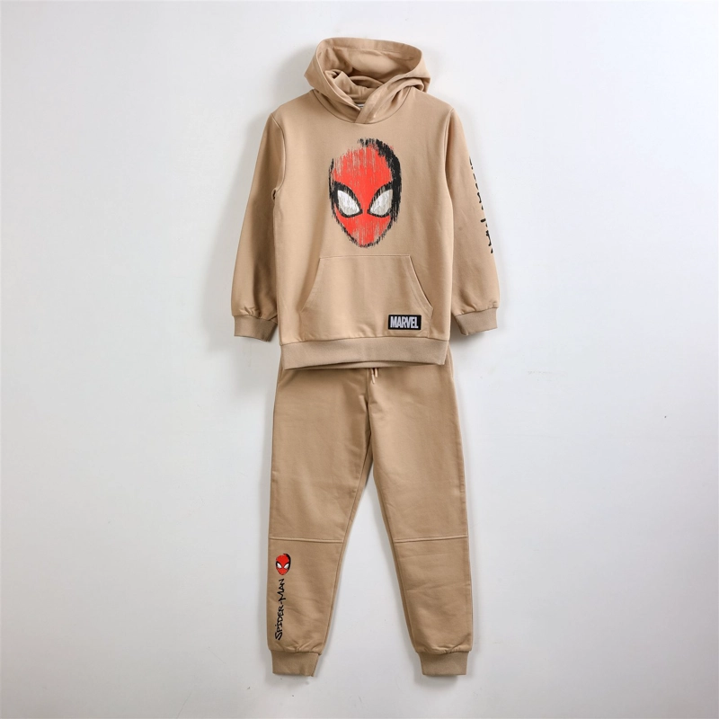 CONJUNTO BUZO NIÑO SPIDERMAN MARVEL CARA CAFE - 2