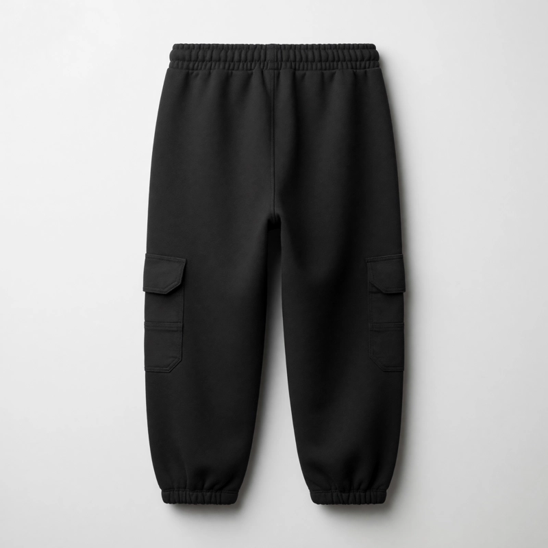 PANTALON DE BUZO NIÑO SPIDERMAN MARVEL CARGO NEGRO - 2