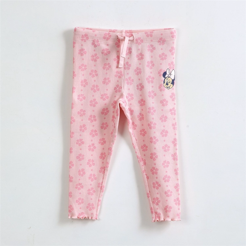 CALZA NIÑA MINNIE DISNEY RIB ROSADO - 1