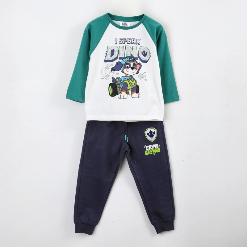 CONJUNTO NIÑO PAW PATROL RAGLAN BLANCO - 1