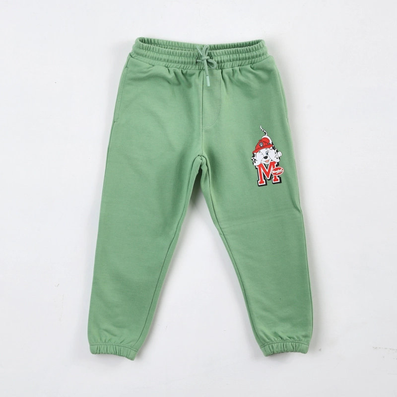 PANTALON DE BUZO NIÑO PAW PATROL ESTAMPADO VERDE - 1