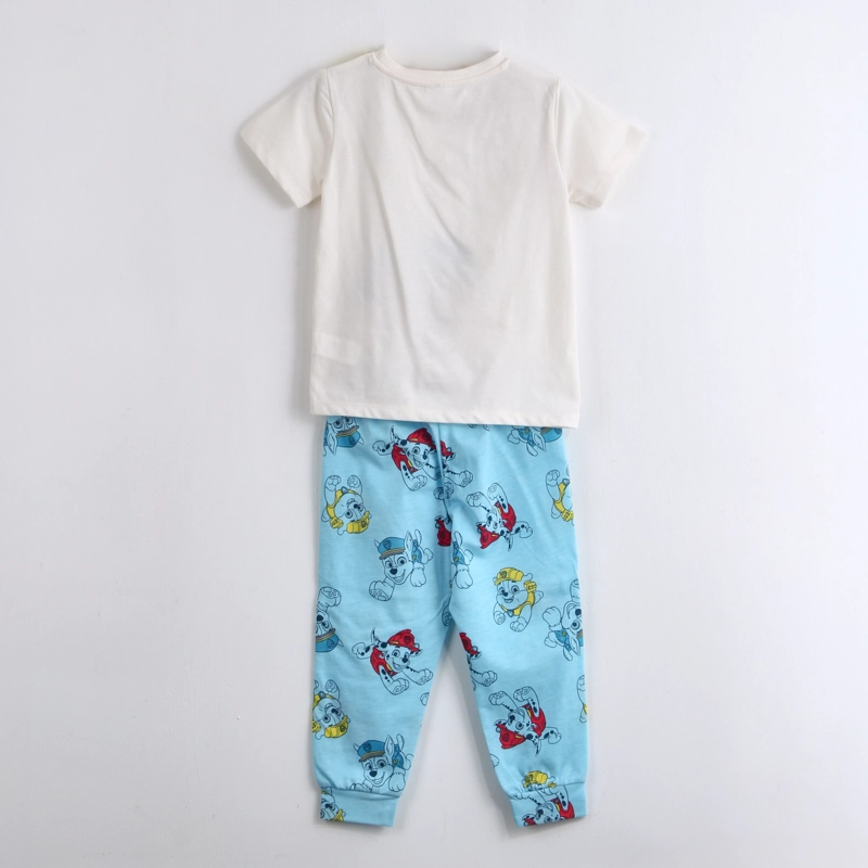 PIJAMA MANGA CORTA NIÑO PAW PATROL FULL PRINT BLANCO - 2