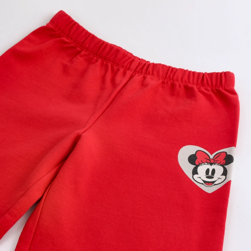 CONJUNTO BUZO NIÑA MINNIE DISNEY FULL PRINT BEIGE - 4